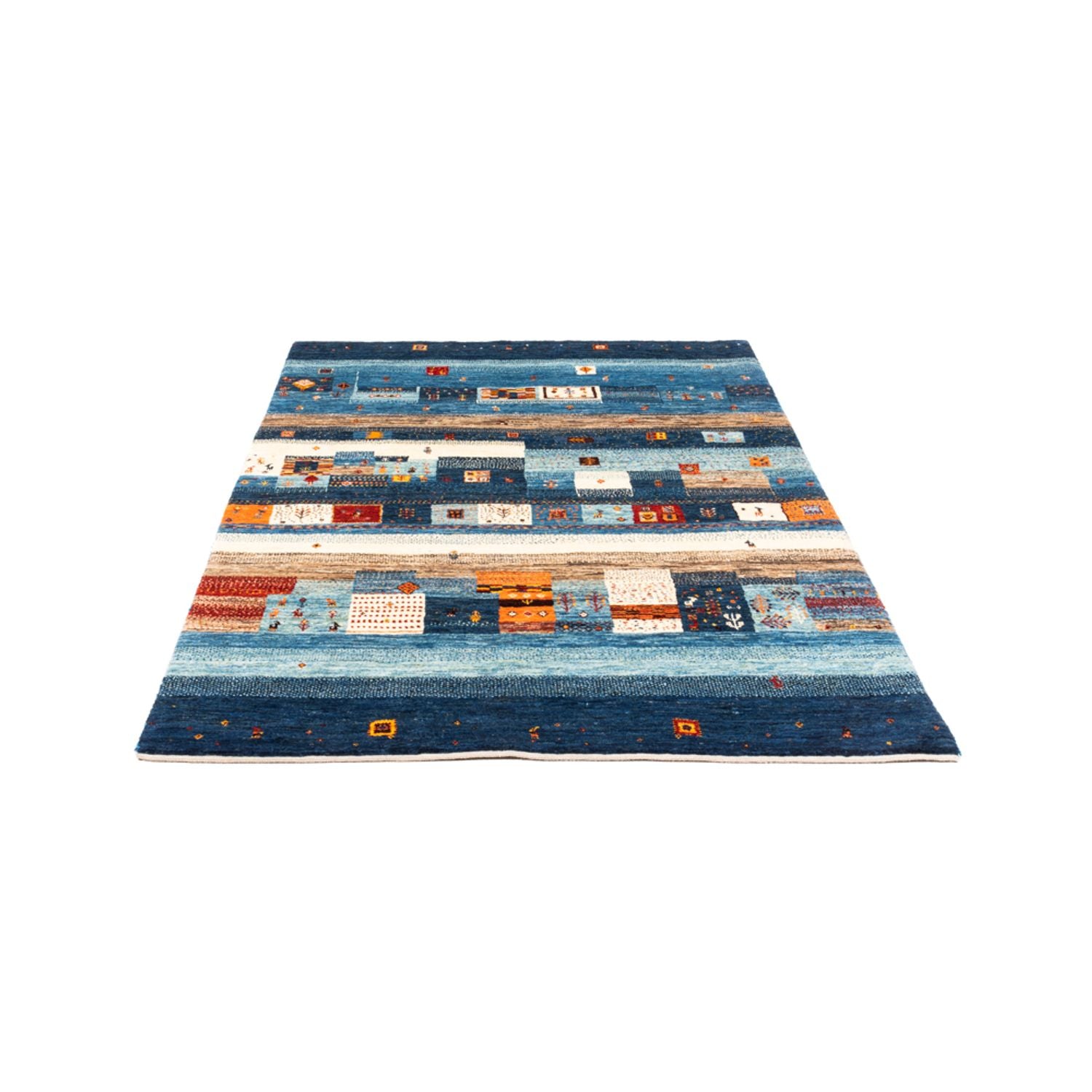 Alfombra Gabbeh - Loribaft Persa - Real - 180 x 123 cm - multicolor
