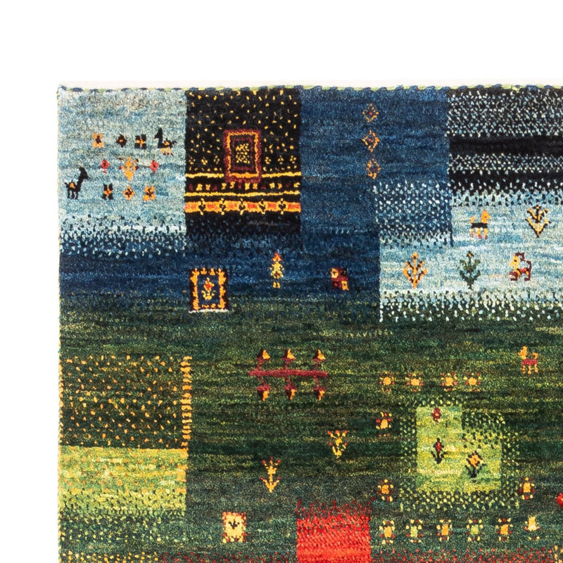 Alfombra Gabbeh - Loribaft Persa - Real - 181 x 122 cm - multicolor