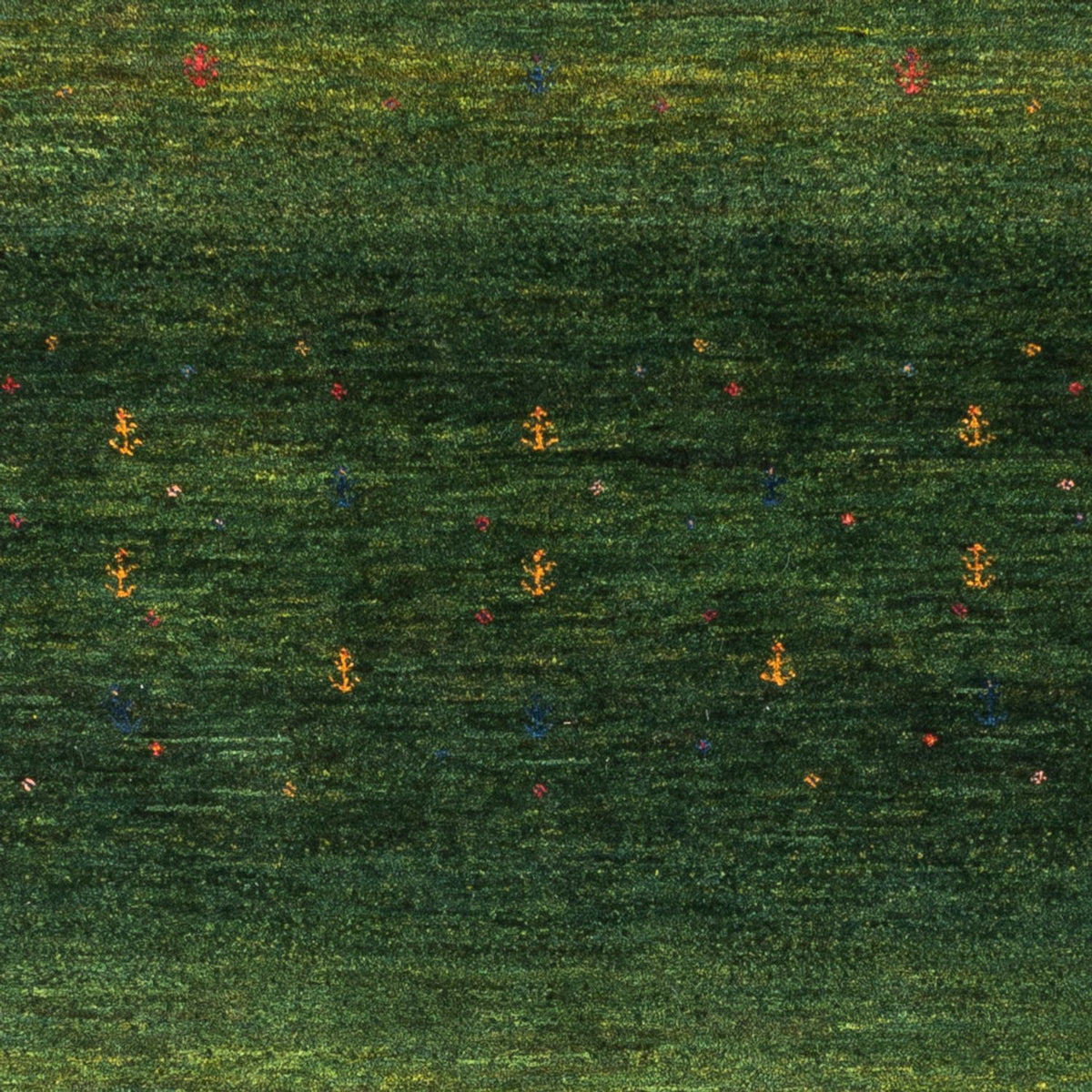 Alfombra Gabbeh - Loribaft Persa - 154 x 100 cm - verde