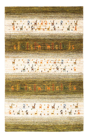 Alfombra Gabbeh - Loribaft Persa - 138 x 85 cm - multicolor