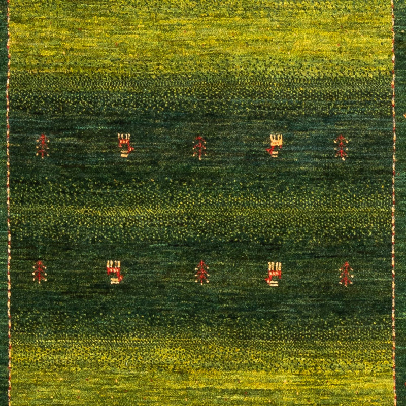 Alfombra Gabbeh - Loribaft Persa - 176 x 120 cm - verde