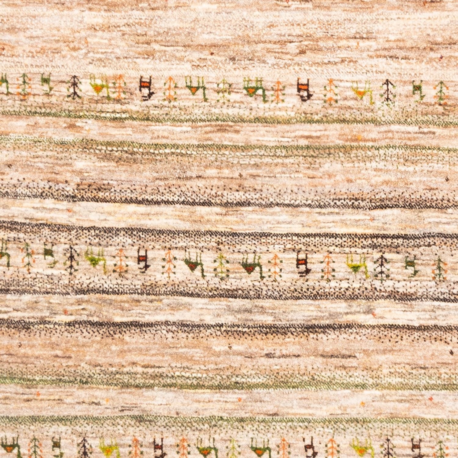 Alfombra Gabbeh - Loribaft Persa - 231 x 175 cm - gris