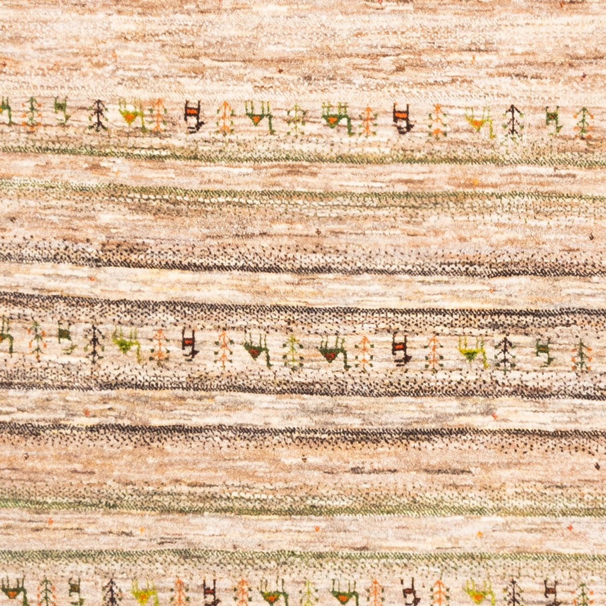 Alfombra Gabbeh - Loribaft Persa - 231 x 175 cm - gris