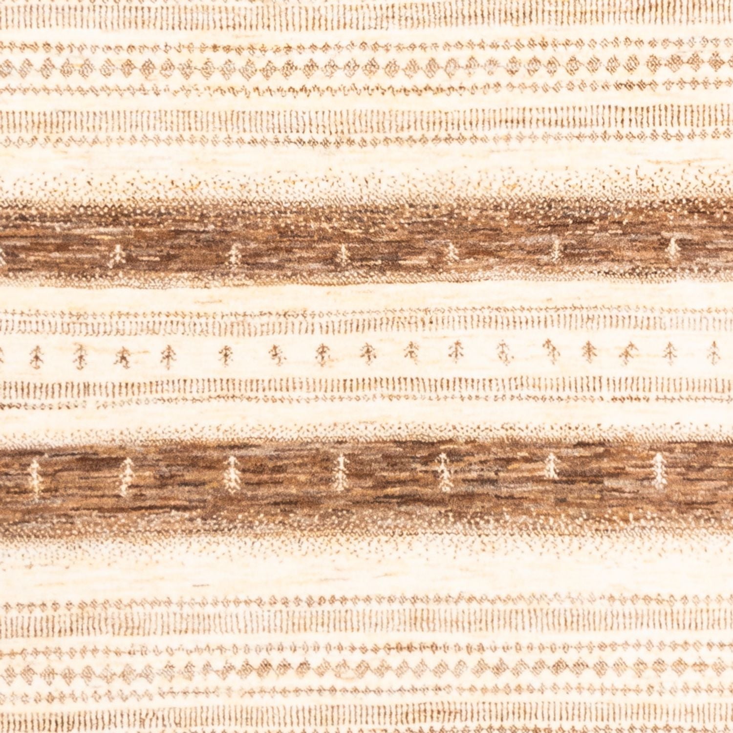 Alfombra Gabbeh - Loribaft Persa - 251 x 182 cm - natural