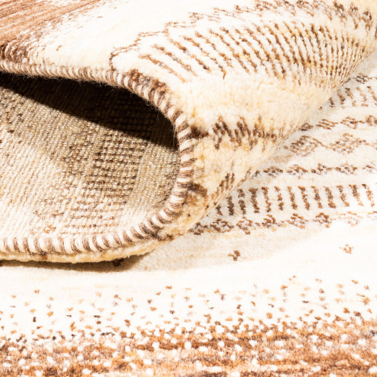 Alfombra Gabbeh - Loribaft Persa - 251 x 182 cm - natural