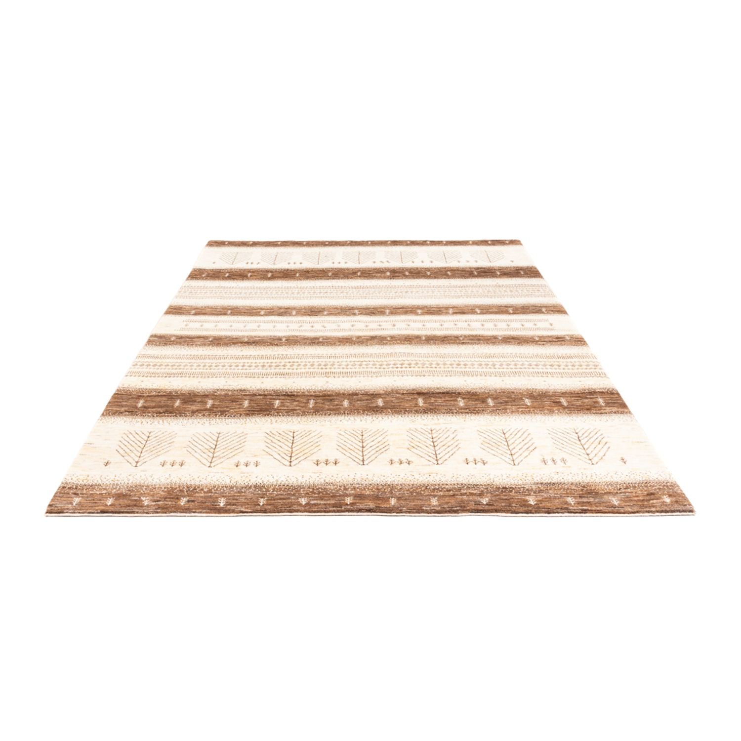 Alfombra Gabbeh - Loribaft Persa - 251 x 182 cm - natural