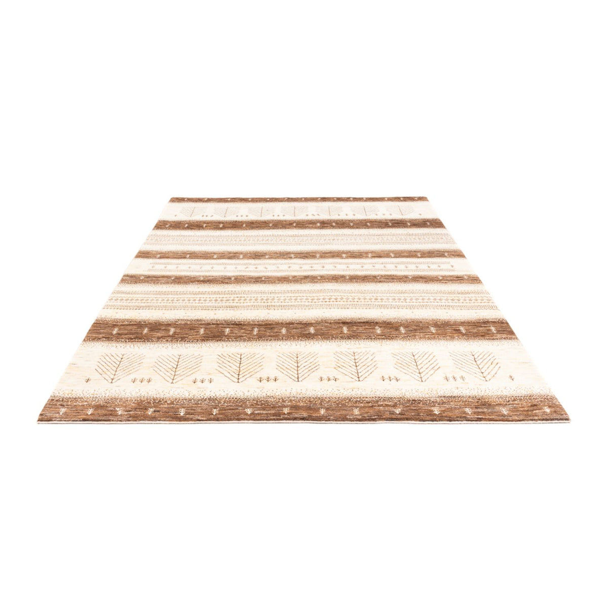 Alfombra Gabbeh - Loribaft Persa - 251 x 182 cm - natural