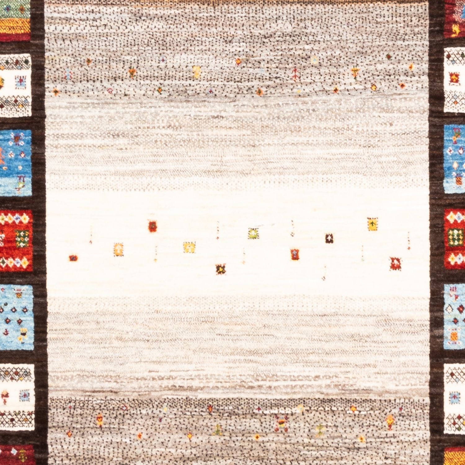 Alfombra Gabbeh - Loribaft Persa - Real - 234 x 174 cm - multicolor