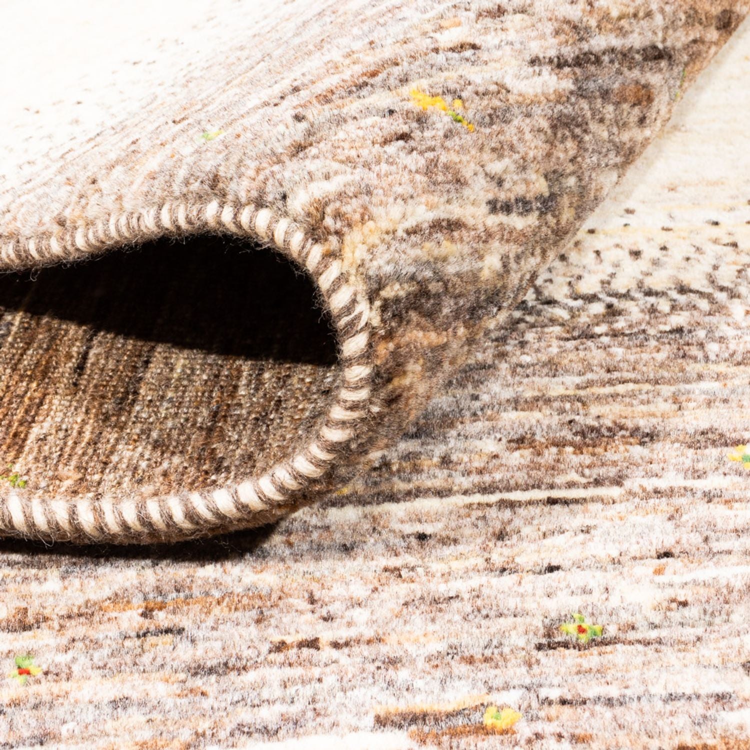 Alfombra Gabbeh - Loribaft Persa - 252 x 174 cm - natural