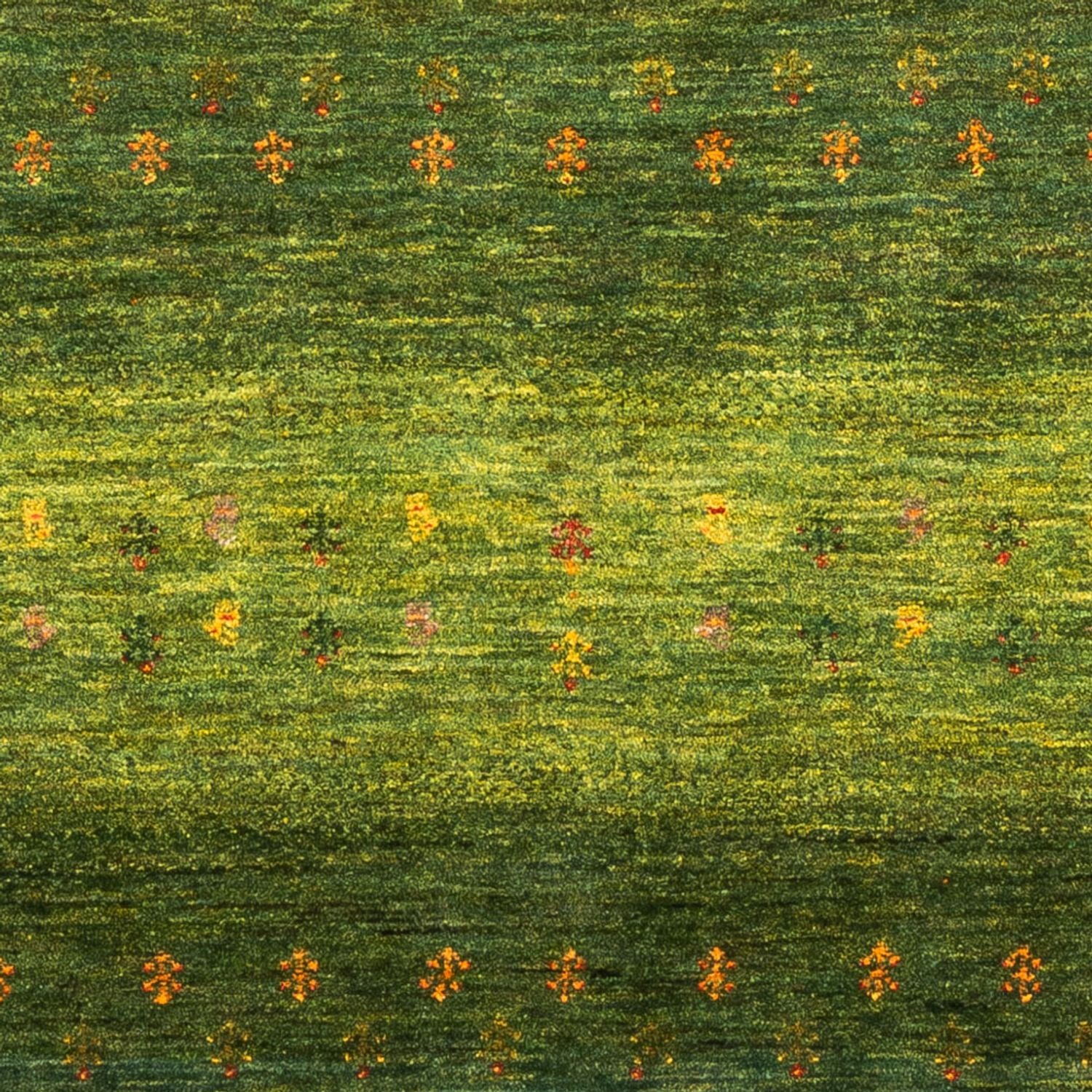 Alfombra Gabbeh - Loribaft Persa - 175 x 123 cm - verde