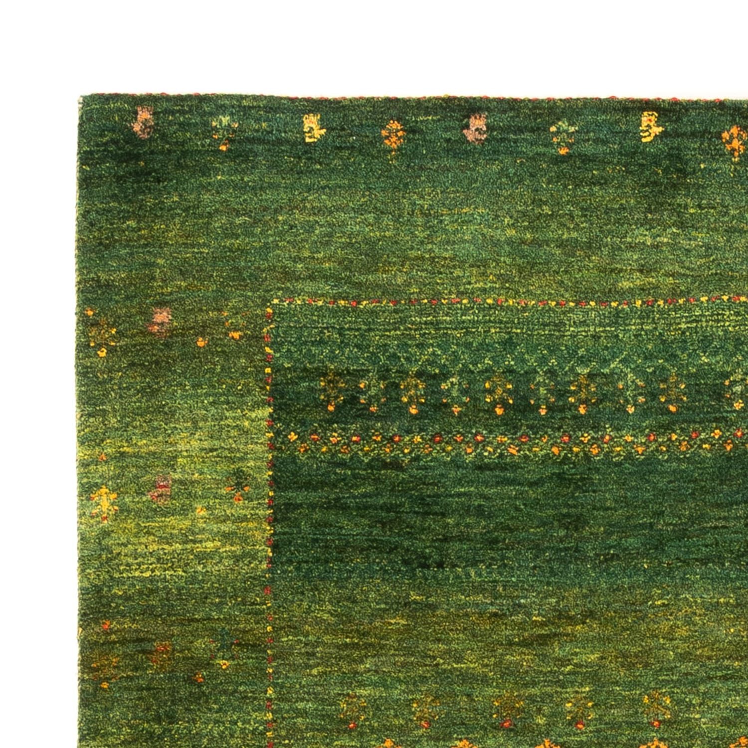 Alfombra Gabbeh - Loribaft Persa - 175 x 123 cm - verde
