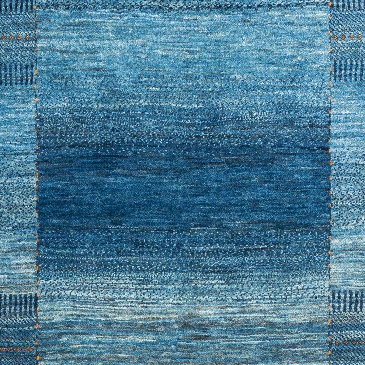 Alfombra Gabbeh - Loribaft Persa - 183 x 126 cm - azul