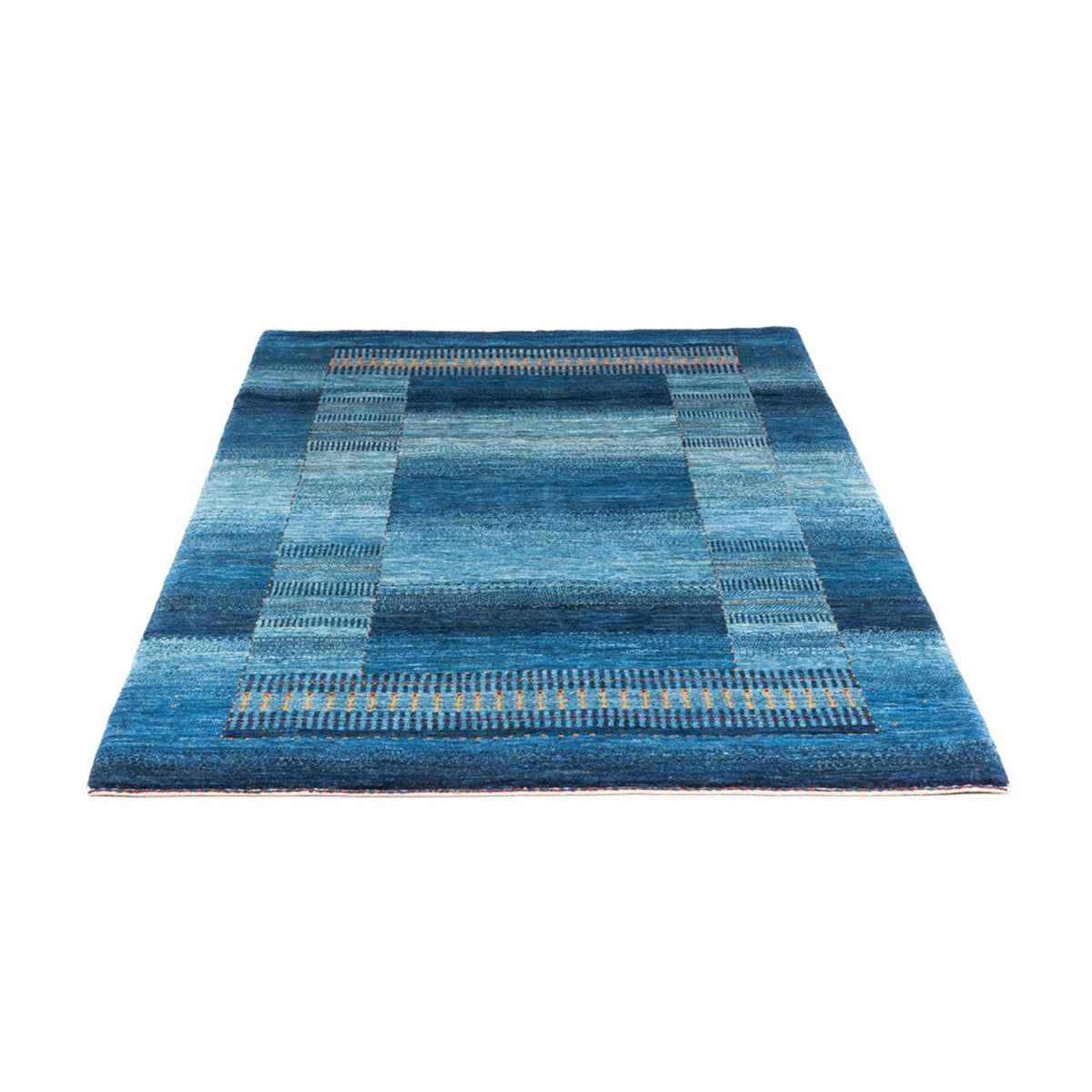 Alfombra Gabbeh - Loribaft Persa - 183 x 126 cm - azul