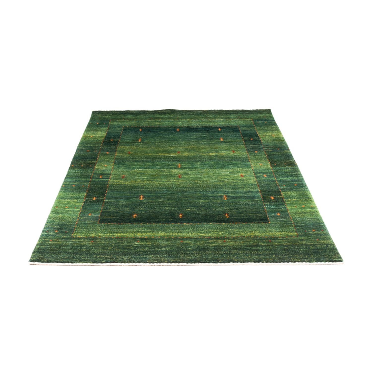 Alfombra Gabbeh - Loribaft Persa - 192 x 126 cm - verde