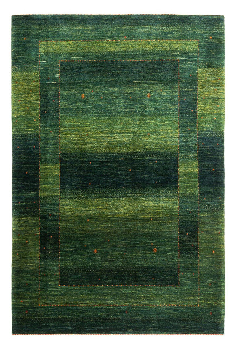 Alfombra Gabbeh - Loribaft Persa - 187 x 127 cm - verde