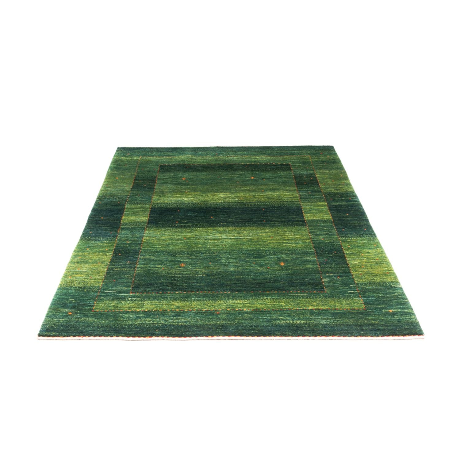 Alfombra Gabbeh - Loribaft Persa - 187 x 127 cm - verde