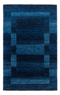 Alfombra Gabbeh - Loribaft Persa - 192 x 127 cm - azul