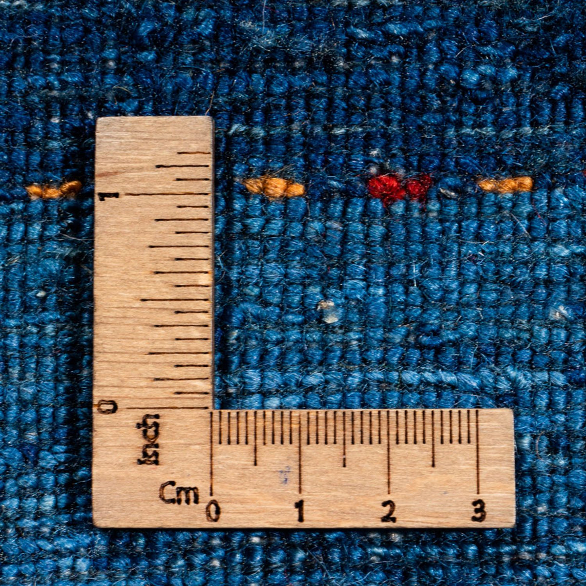 Alfombra Gabbeh - Loribaft Persa - 192 x 127 cm - azul