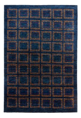 Alfombra Gabbeh - Loribaft Persa - 253 x 180 cm - azul