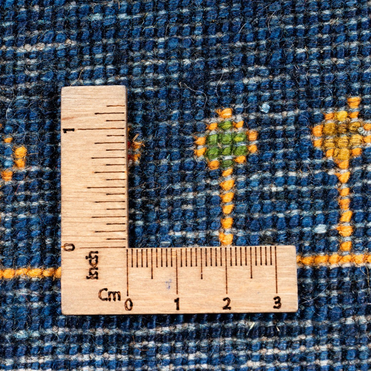 Alfombra Gabbeh - Loribaft Persa - 253 x 180 cm - azul