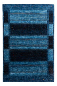Alfombra Gabbeh - Loribaft Persa - 256 x 180 cm - azul