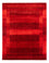 Alfombra Gabbeh - Loribaft Persa - 279 x 219 cm - rojo