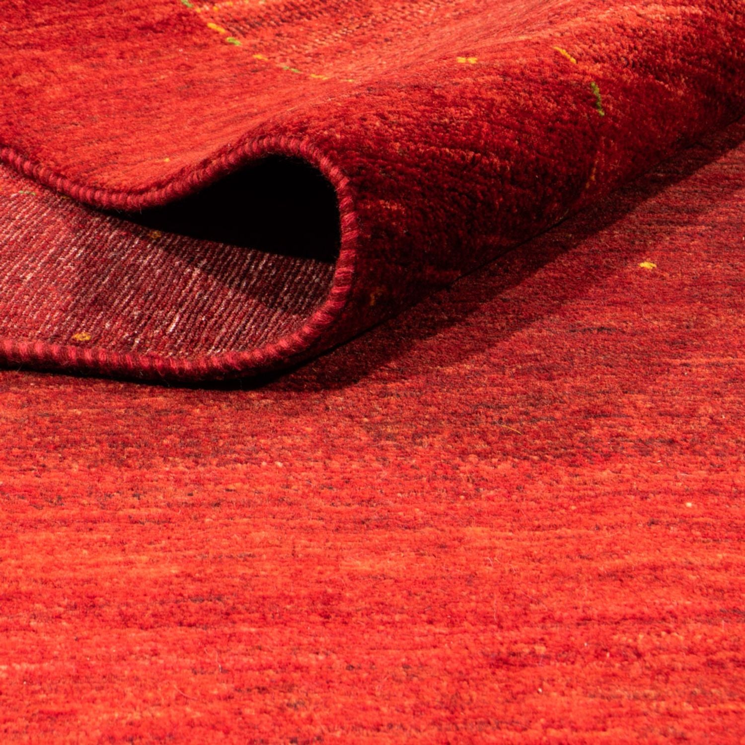 Alfombra Gabbeh - Loribaft Persa - 313 x 231 cm - rojo