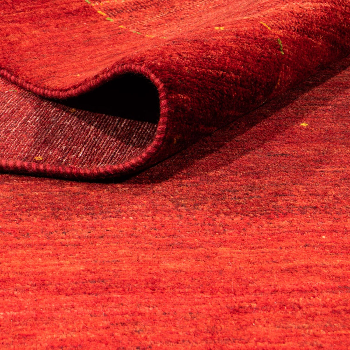 Alfombra Gabbeh - Loribaft Persa - 313 x 231 cm - rojo