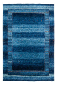 Alfombra Gabbeh - Loribaft Persa - 331 x 228 cm - azul