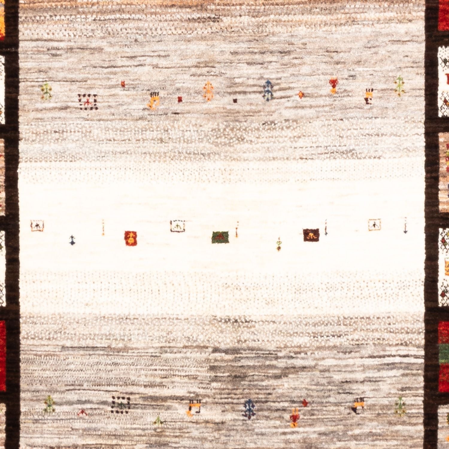 Alfombra Gabbeh - Loribaft Persa - Real - 237 x 177 cm - multicolor