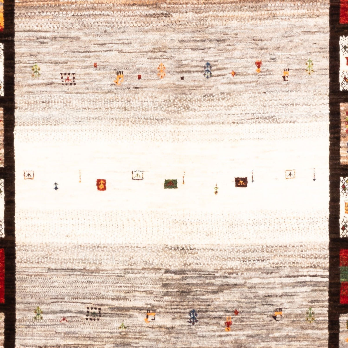 Alfombra Gabbeh - Loribaft Persa - Real - 237 x 177 cm - multicolor