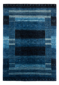 Alfombra Gabbeh - Loribaft Persa - 288 x 197 cm - azul