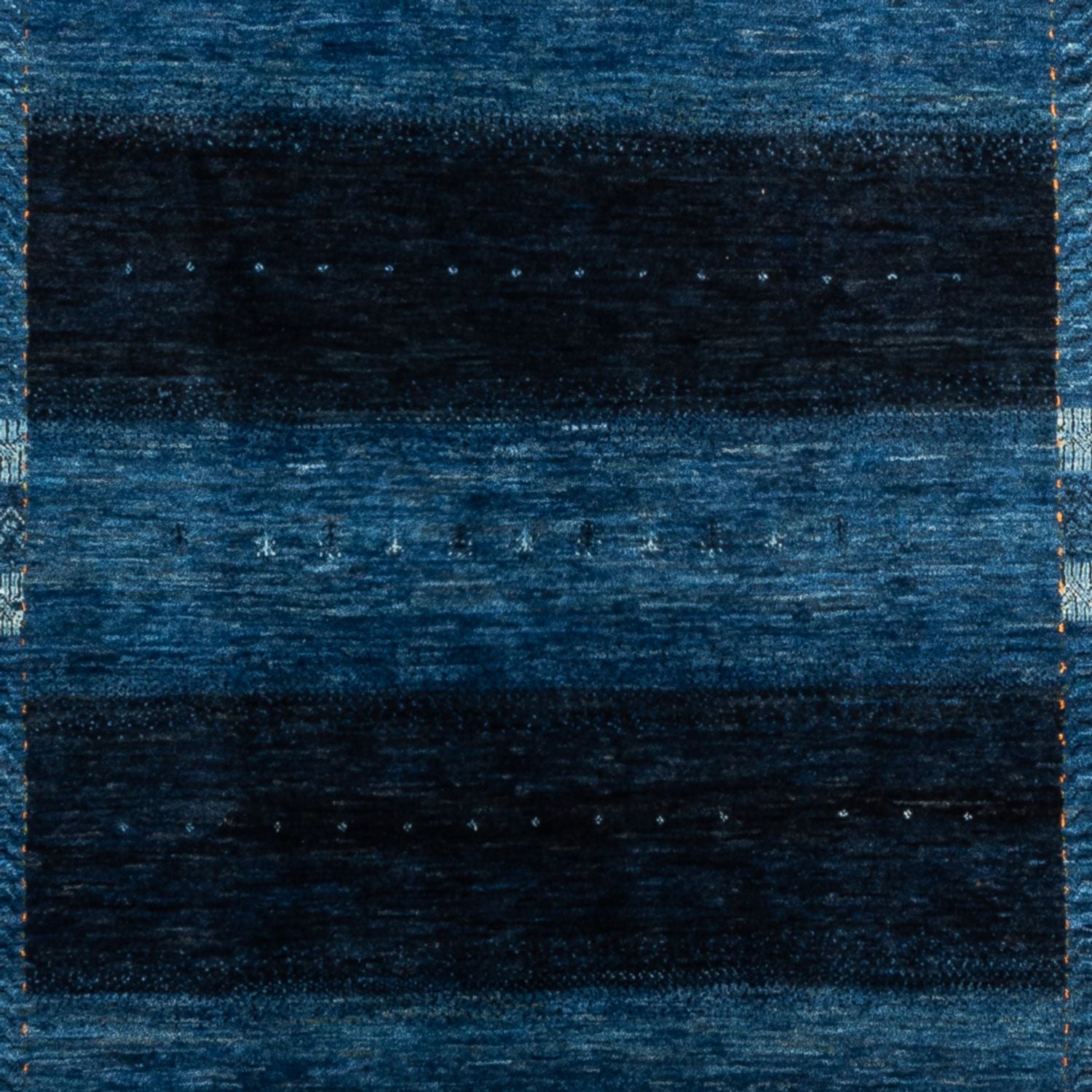 Alfombra Gabbeh - Loribaft Persa - 288 x 197 cm - azul
