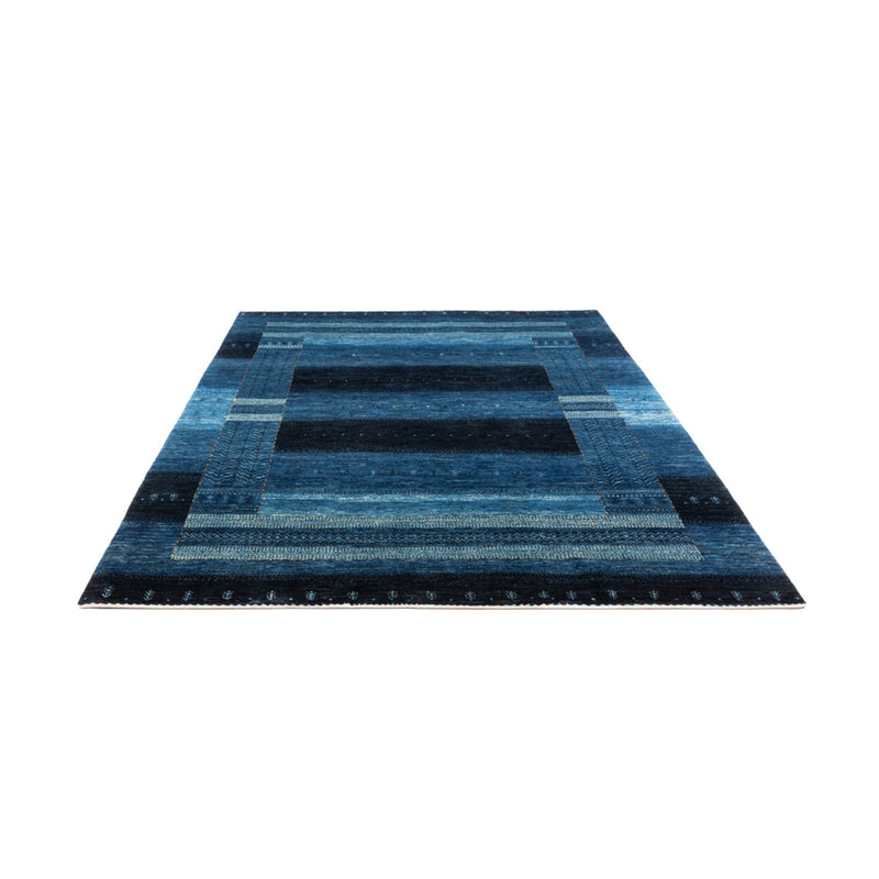 Alfombra Gabbeh - Loribaft Persa - 288 x 197 cm - azul