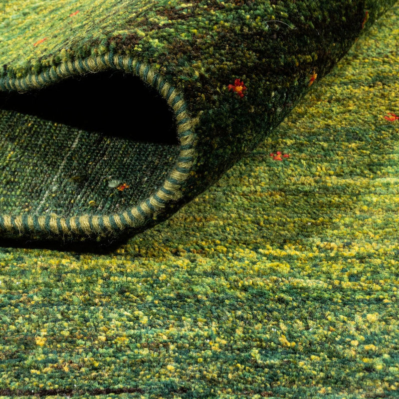 Alfombra Gabbeh - Loribaft Persa - 236 x 166 cm - verde