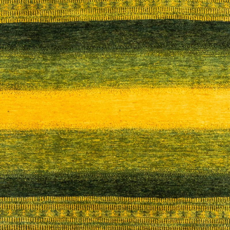 Alfombra Gabbeh - Loribaft Persa - 298 x 216 cm - verde
