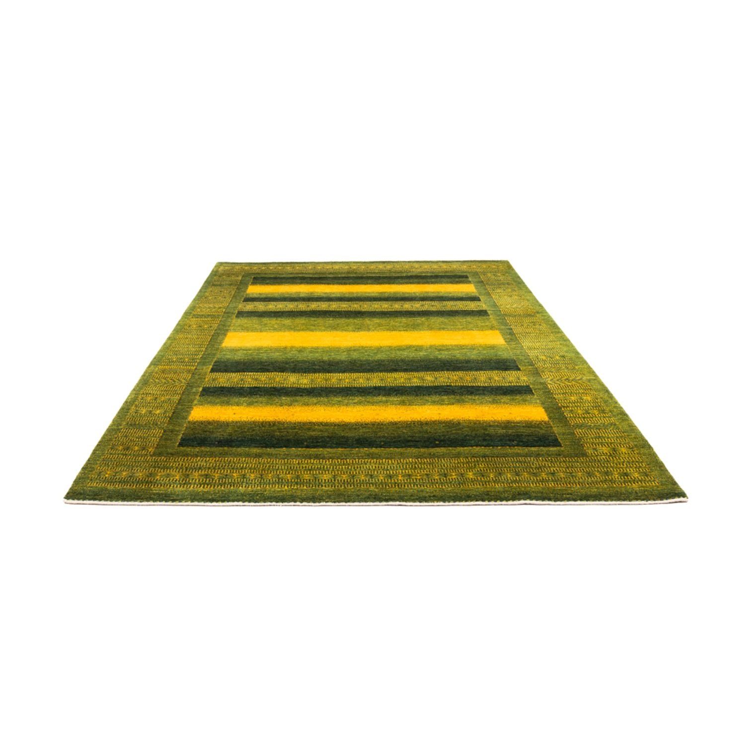 Alfombra Gabbeh - Loribaft Persa - 298 x 216 cm - verde
