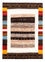 Alfombra Gabbeh - Loribaft Persa - Real - 244 x 177 cm - natural