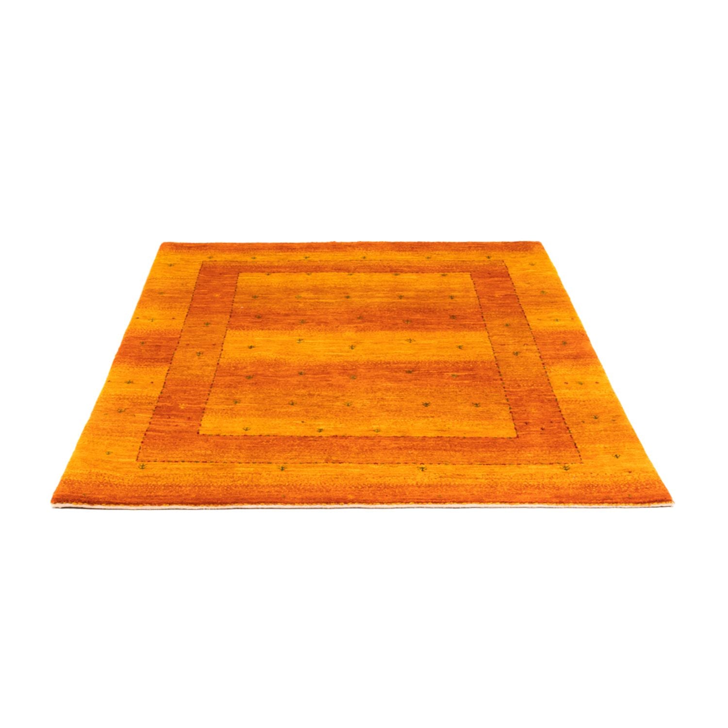 Alfombra Gabbeh - Loribaft Persa - 162 x 125 cm - oro