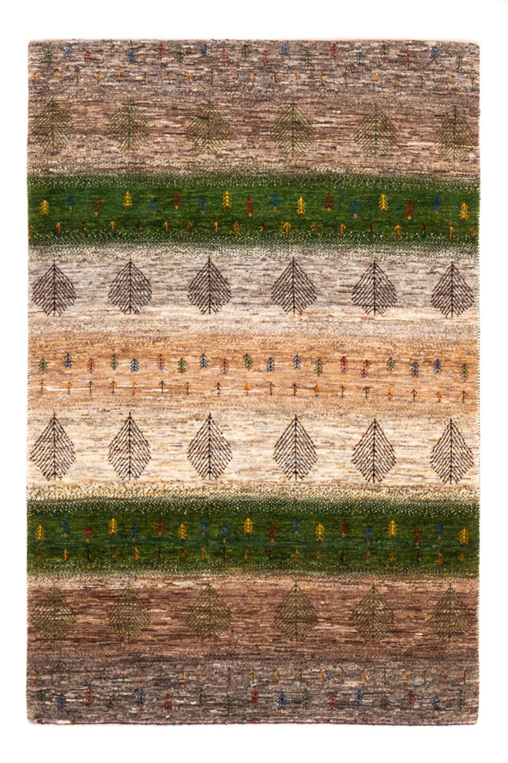 Alfombra Gabbeh - Loribaft Persa - 174 x 117 cm - gris