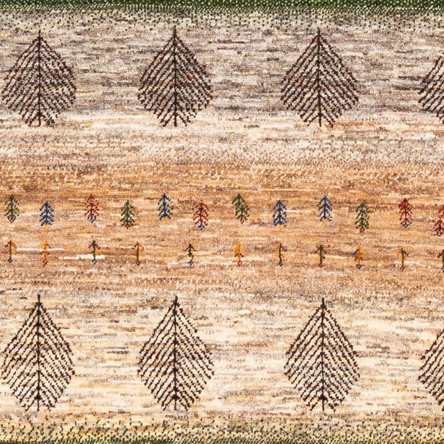 Alfombra Gabbeh - Loribaft Persa - 174 x 117 cm - gris