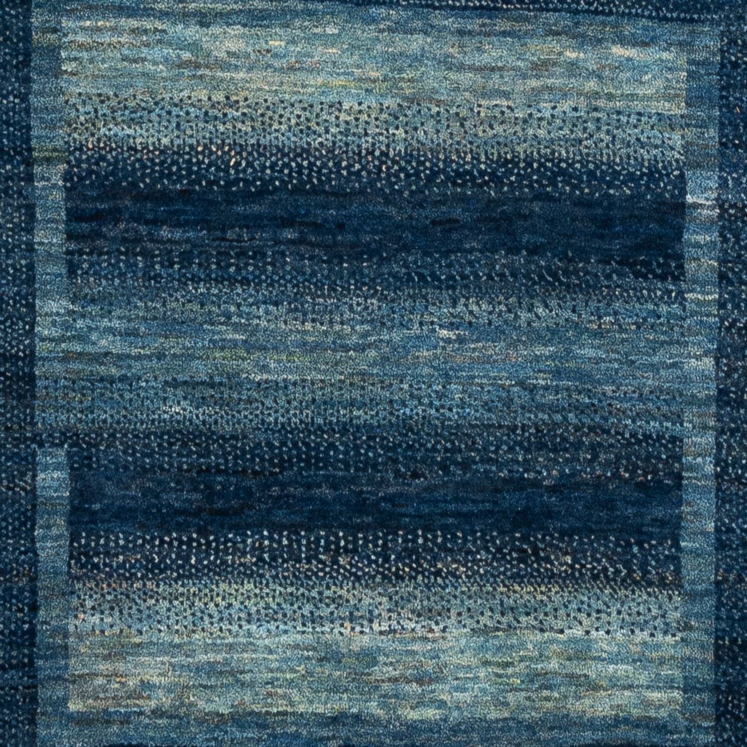 Alfombra Gabbeh - Loribaft Persa - Real - 180 x 123 cm - azul
