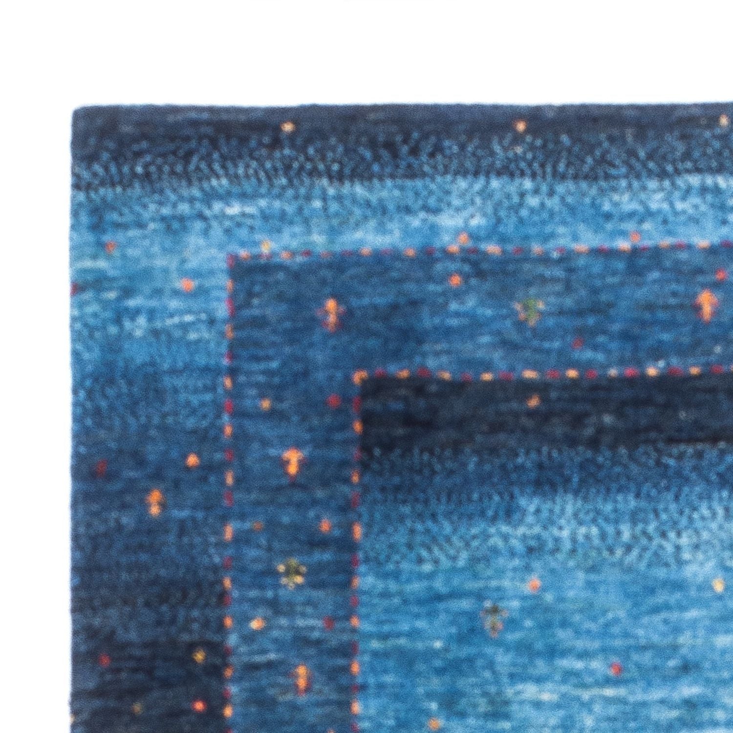 Alfombra Gabbeh - Loribaft Persa - 148 x 98 cm - azul