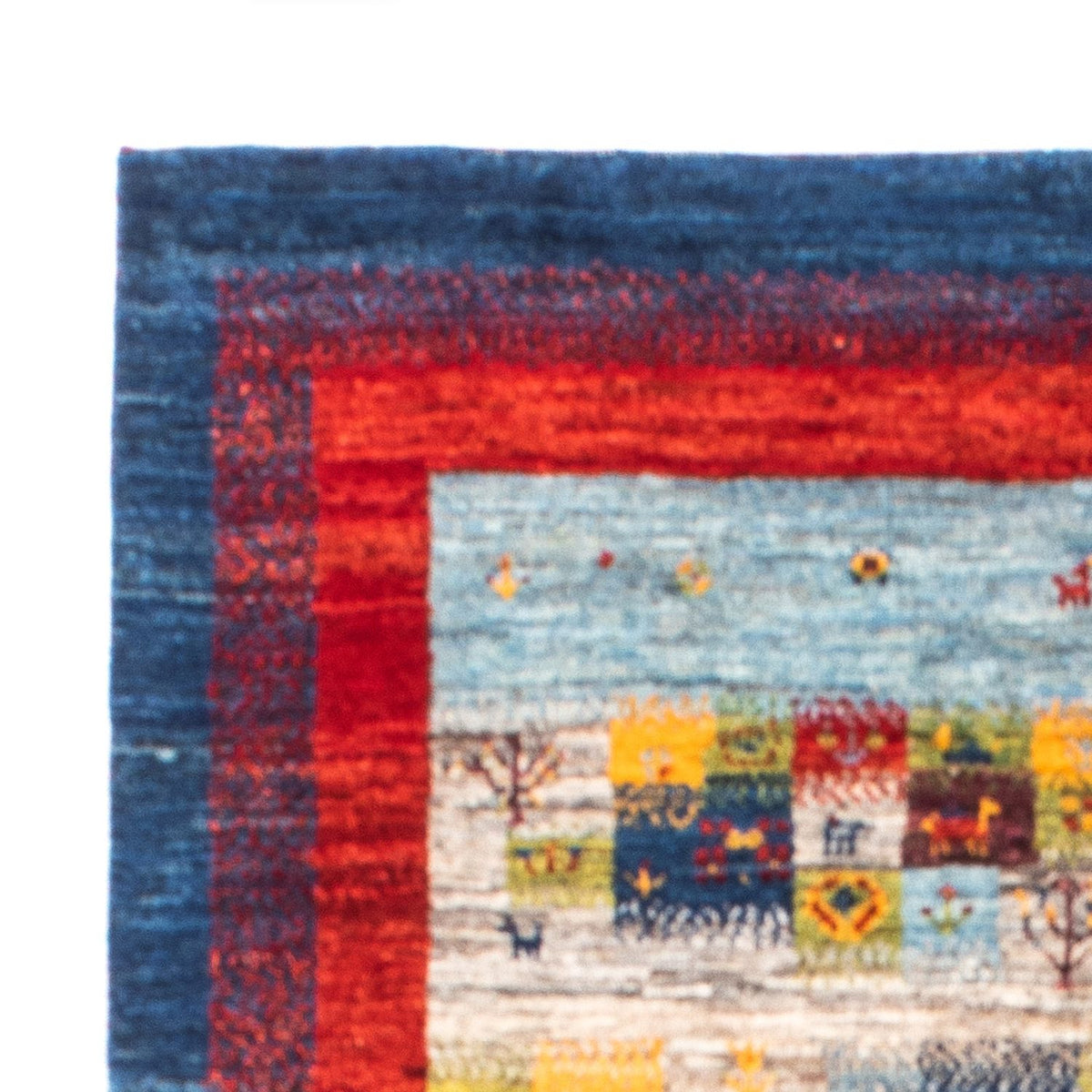 Loribaft Alfombra 107x141cm - Perserteppich Wollteppich