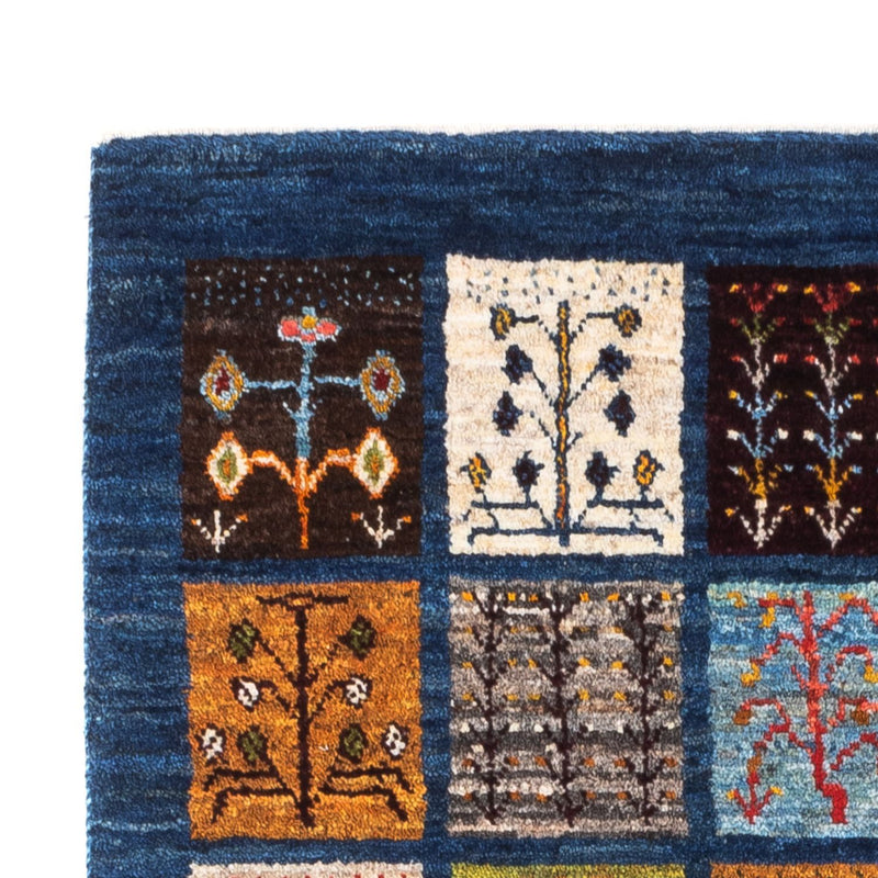 Alfombra Gabbeh - Loribaft Persa - Real - 132 x 86 cm - multicolor