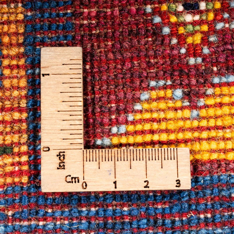 Alfombra Gabbeh - Loribaft Persa - Real - 132 x 86 cm - multicolor