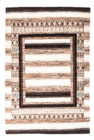 Alfombra Gabbeh - Loribaft Persa - Real - 165 x 108 cm - natural