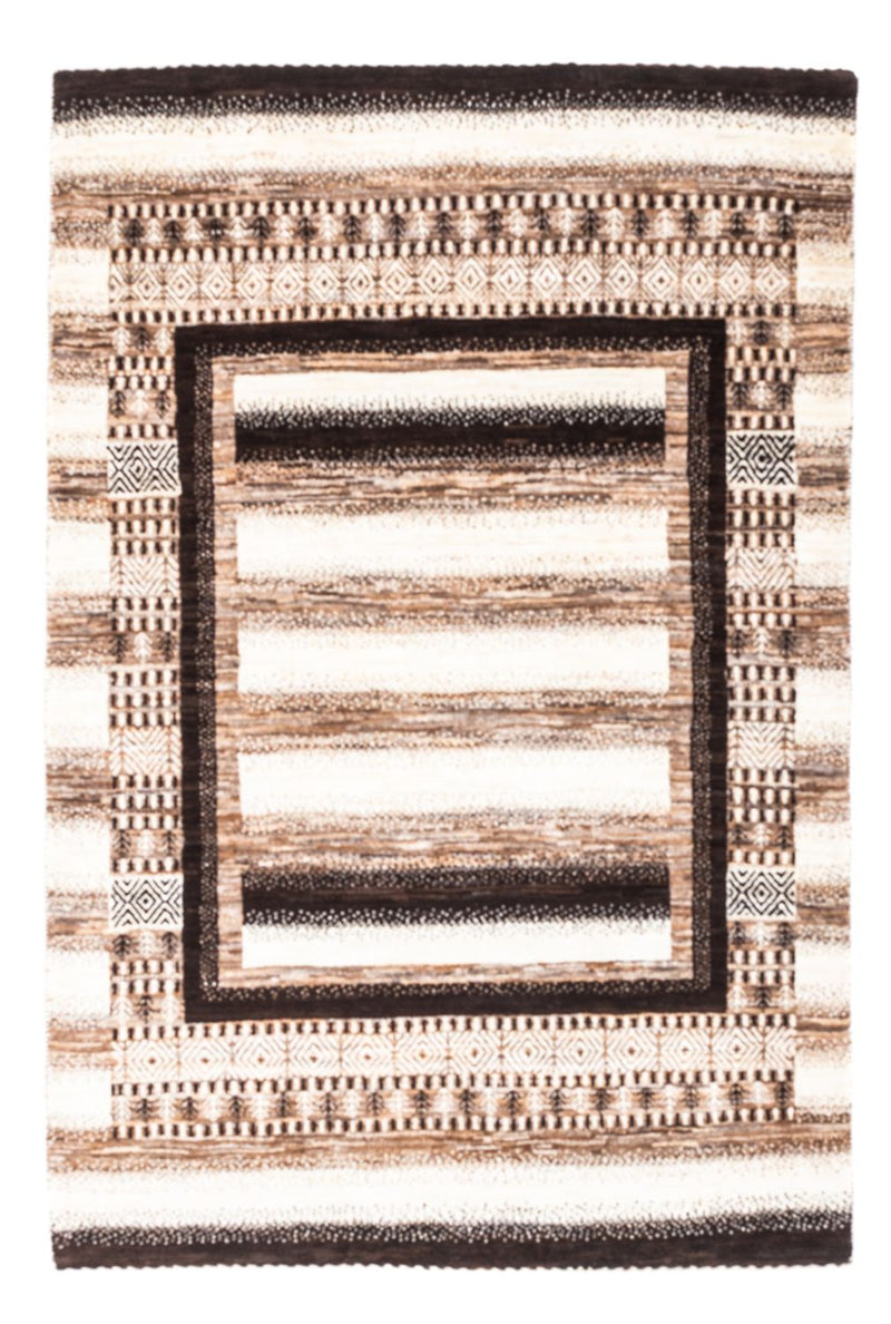 Alfombra Gabbeh - Loribaft Persa - Real - 165 x 108 cm - natural