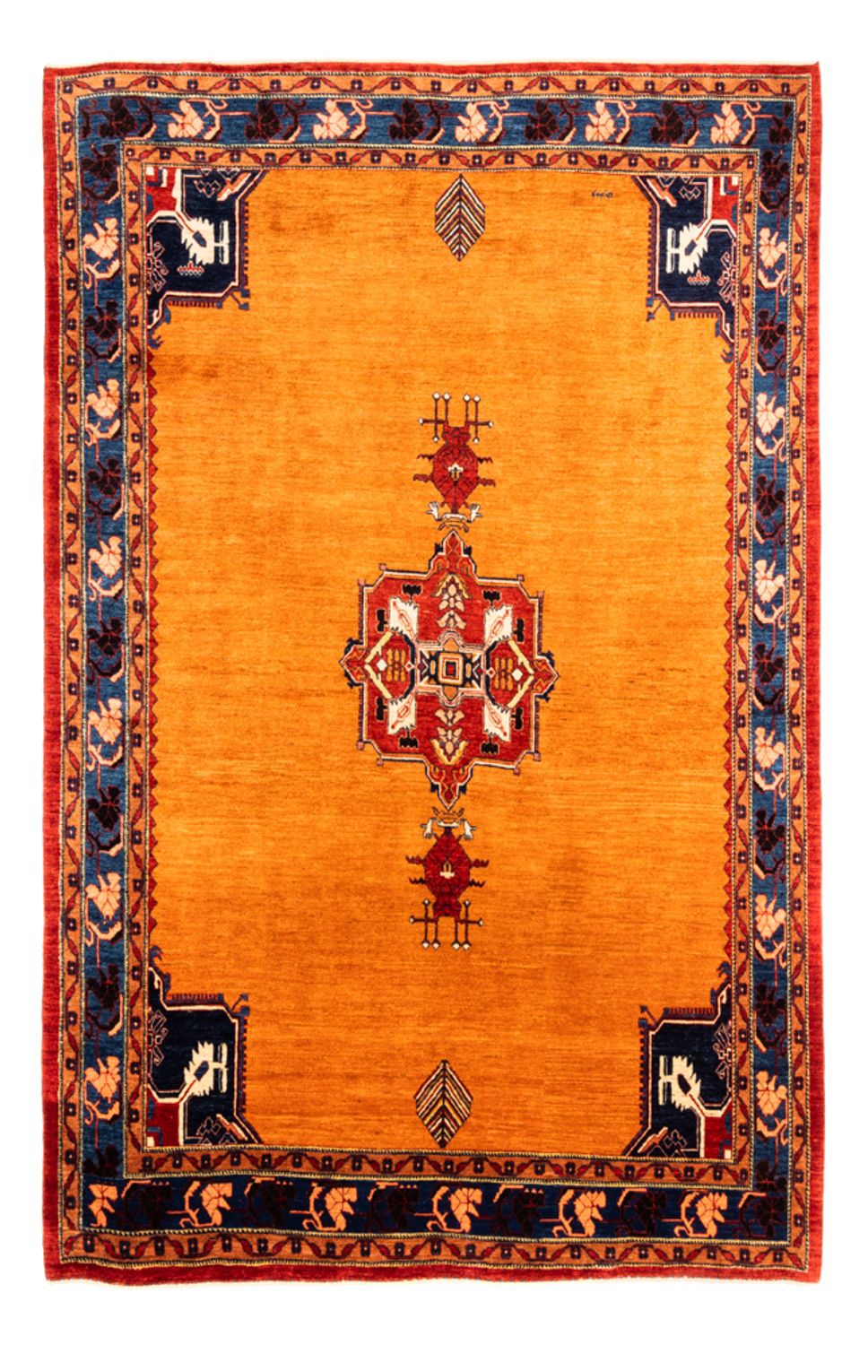 Alfombra Gabbeh - Loribaft Persa - 300 x 210 cm - oro