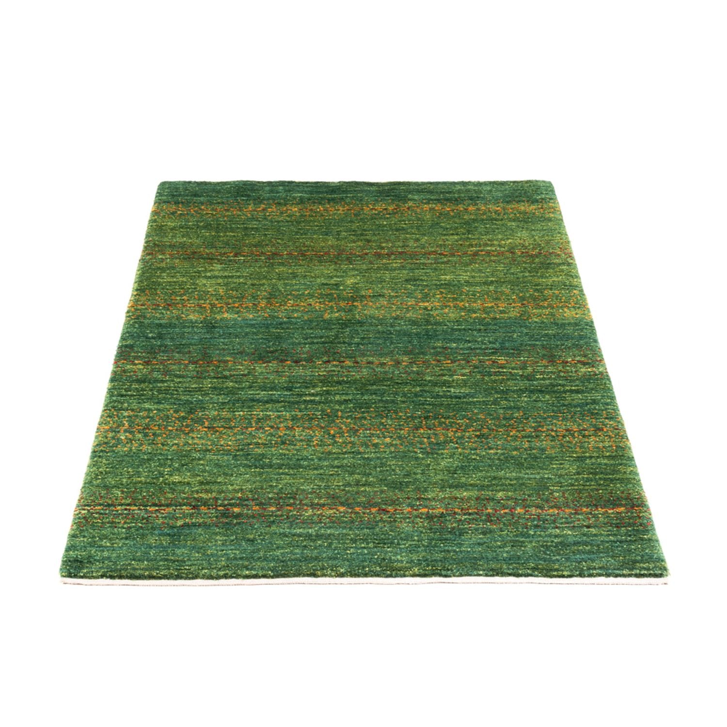 Alfombra Gabbeh - Loribaft Persa - 122 x 80 cm - verde
